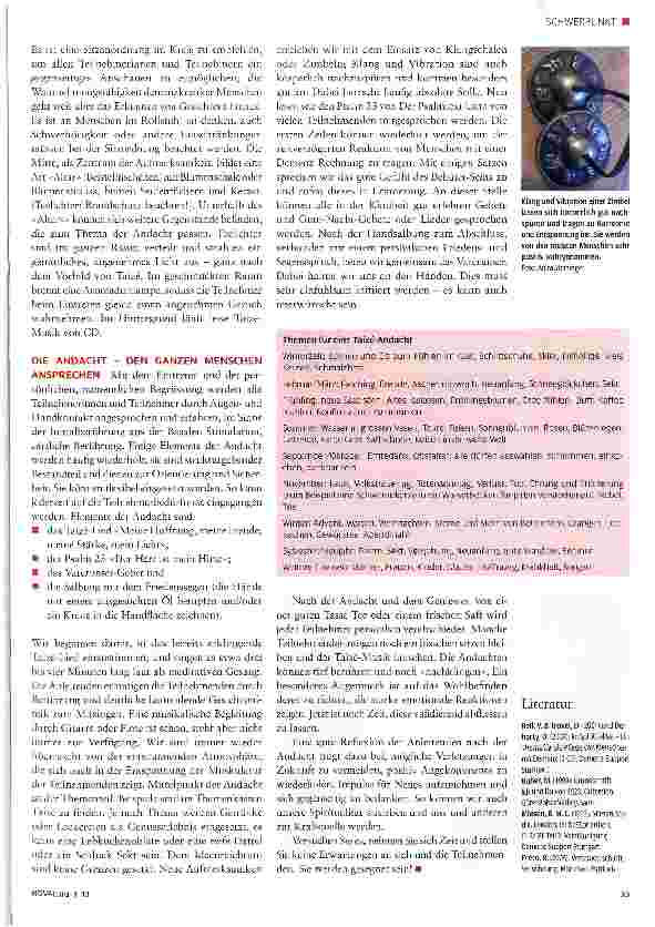 Vorschauseite 3: Andacht mit allen Sinnen Spiritualität leben - nach dem Vorbild von Taize