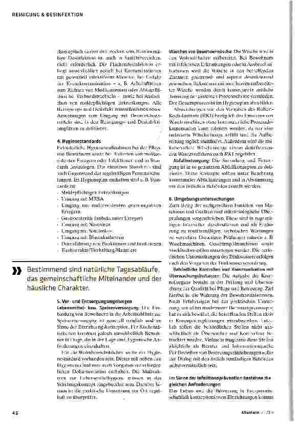 Vorschauseite 3: Hygienemanagement bedarfsgerecht gestalten