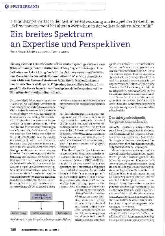 Vorschauseite 1: Ein breites Spektrum an Expertise und Perspektiven