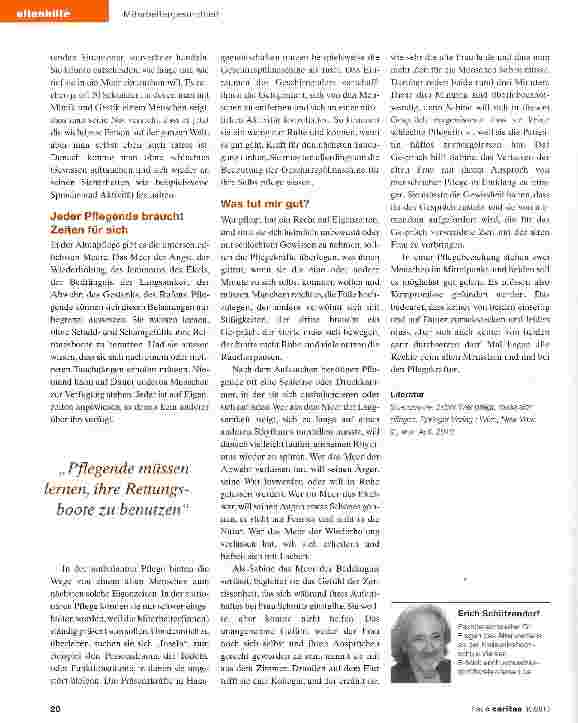 Vorschauseite 3: Wer pflegt, muss sich pflegen