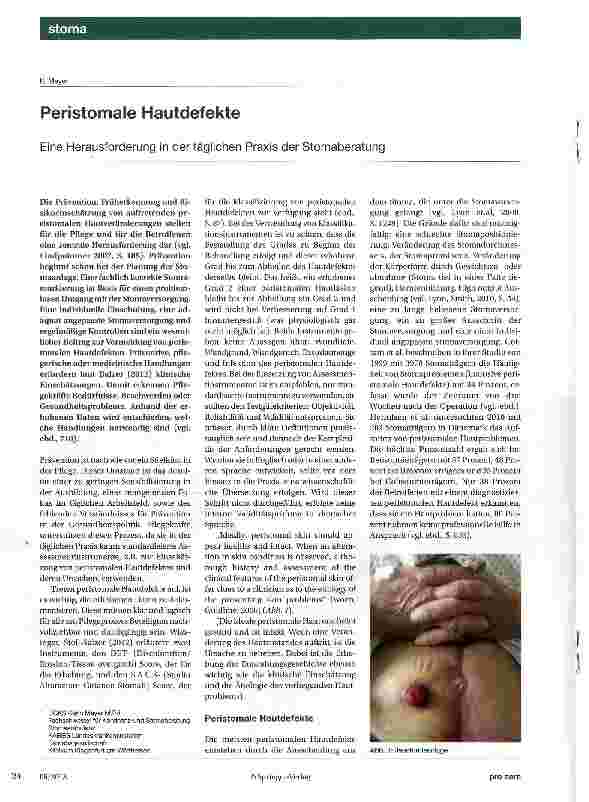 Vorschauseite 1: Peristomale Hautdefekte