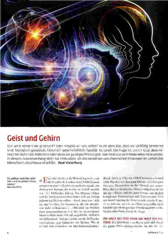 Vorschauseite 1: Geist und Gehirn
