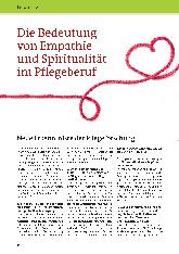 Vorschauseite 1: Die Bedeutung von Empathie und Spiritualität im Pflegeberuf