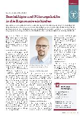 Vorschauseite 1: Beschäftigte und Führungskräfte in die Ergonomie einbinden