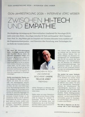 Vorschauseite 1: Zwischen Hi. Tech und Empathie