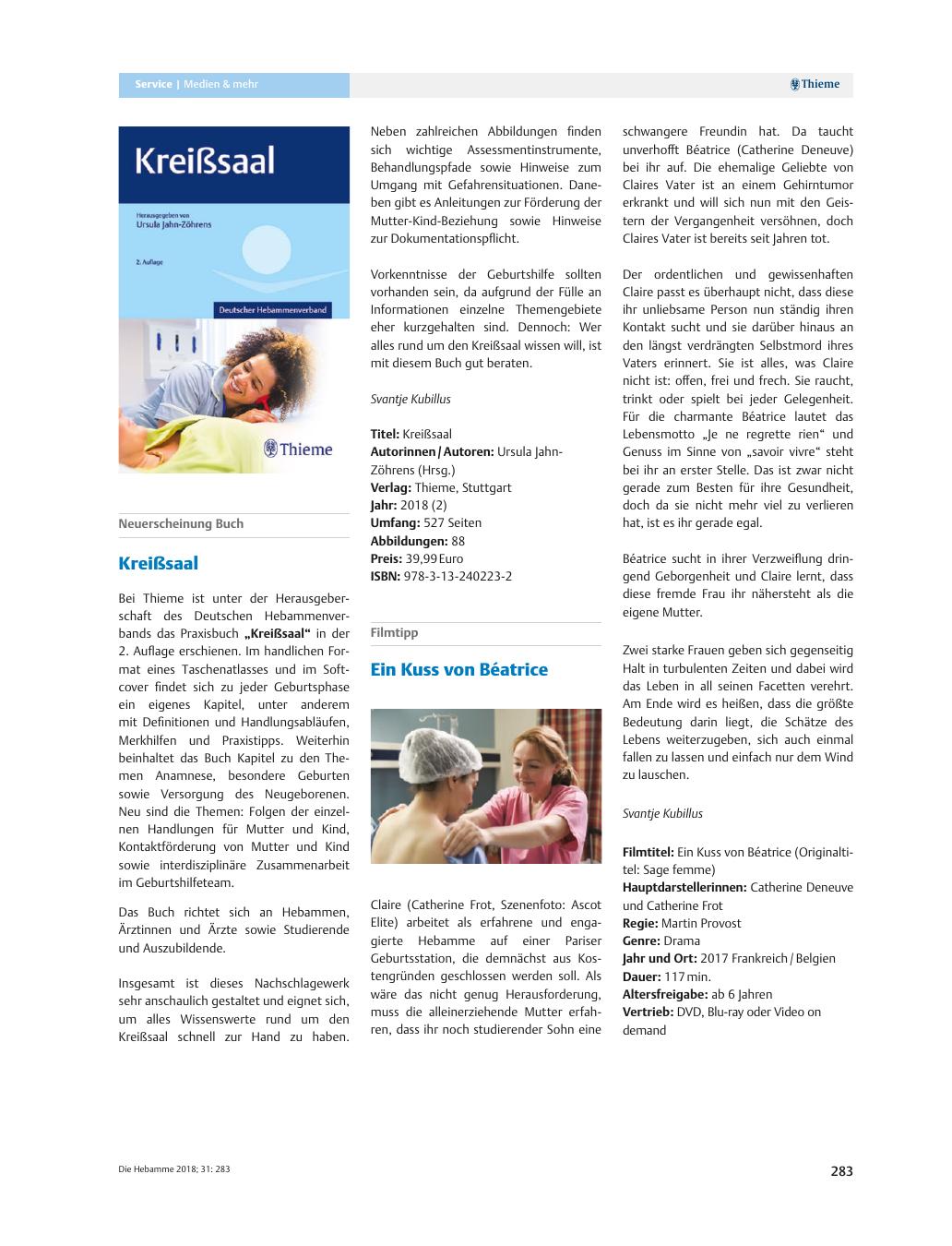 Vorschauseite 1: Kreißsaal