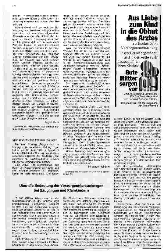 Vorschauseite 2: Fragen der zukünftigen Schwesternausbildung
