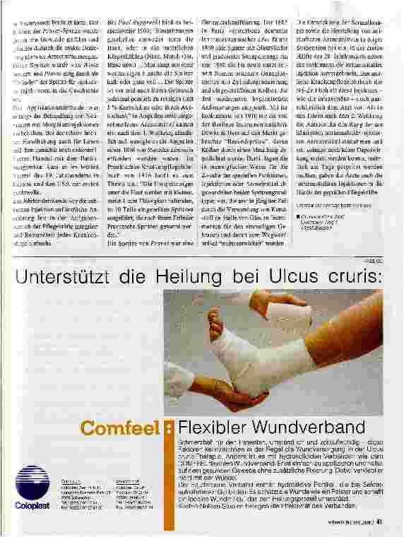 Vorschauseite 2: Die Spritze Geschichte der Krankenpflege