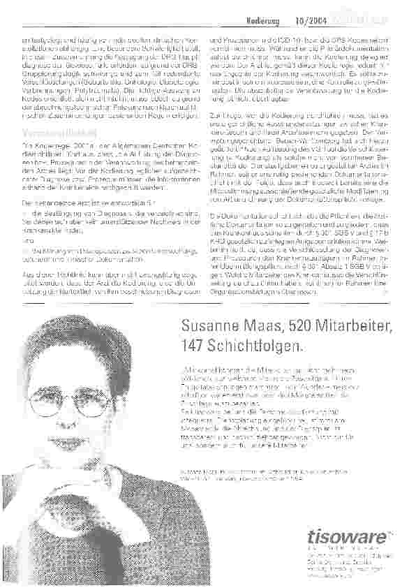Vorschauseite 2: Arzt oder Koder - wer kodiert Diagnosen und Prozeduren im Krankenhaus?