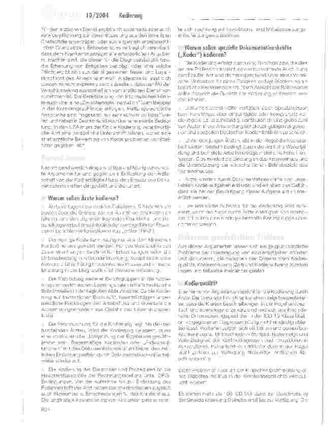 Vorschauseite 3: Arzt oder Koder - wer kodiert Diagnosen und Prozeduren im Krankenhaus?