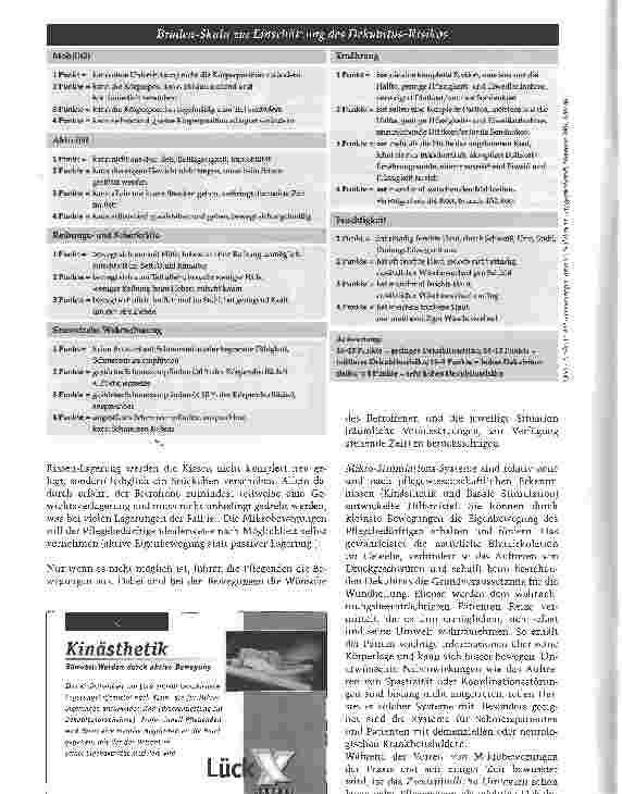 Vorschauseite 1: Kleine Bewegungen -große WirkungMit Mikrostimulation gegen den Dekubitus