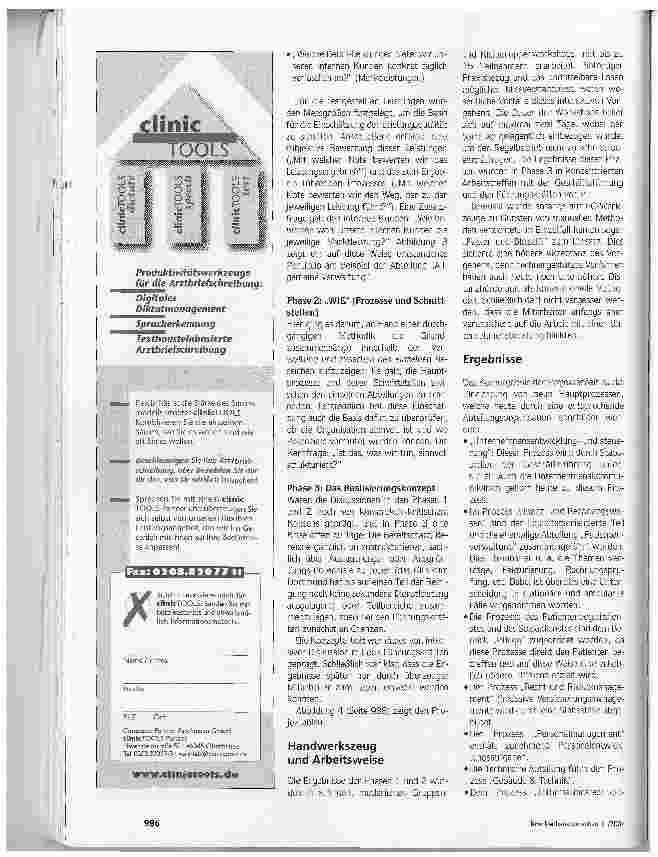 Vorschauseite 3: Und sie bewegt sich doch ... Einführung einer prozessorientierten Organisation in der Verwaltung des Klinikums Dortmund