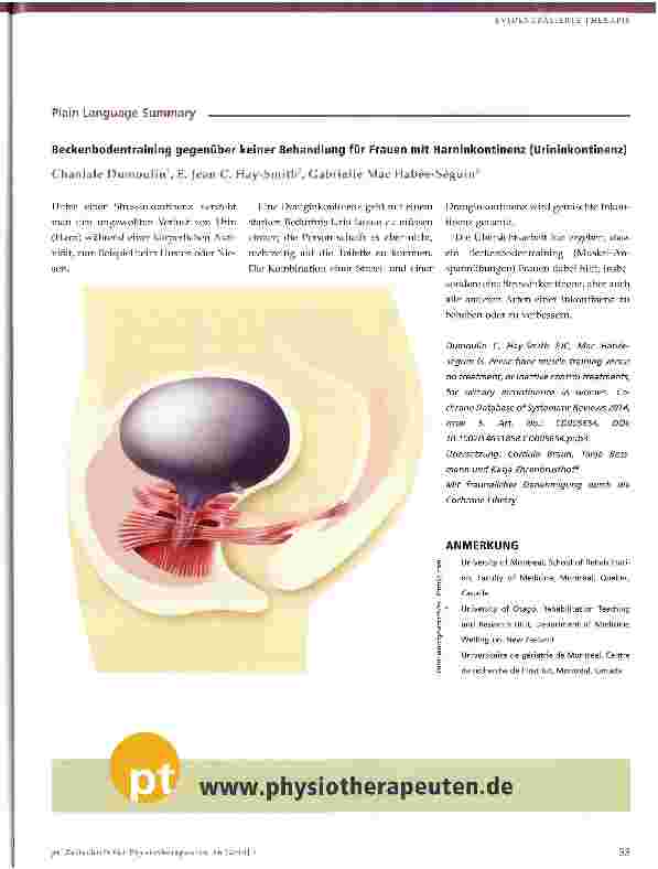 Vorschauseite 3: Cochrane-Update