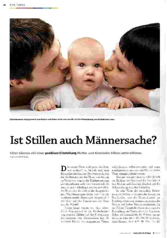 Vorschauseite 1: Ist Stillen auch Männersache?