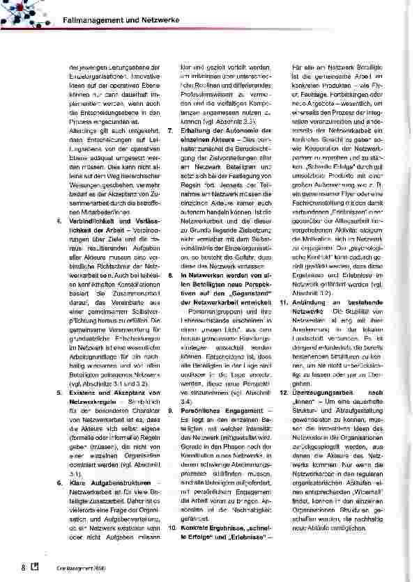 Vorschauseite 5: Fallmanagement und Netzwerke