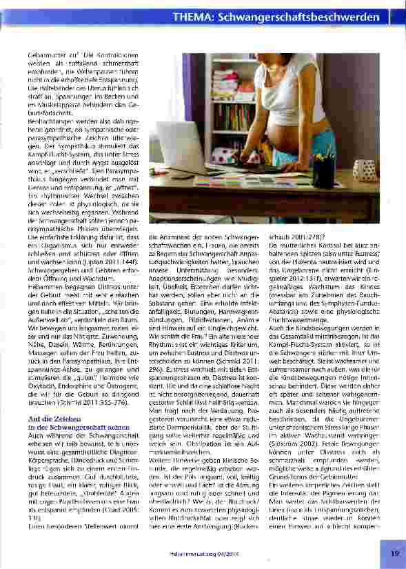 Vorschauseite 2: Stress in der Schwangerschaft -die Zeichen lesen
