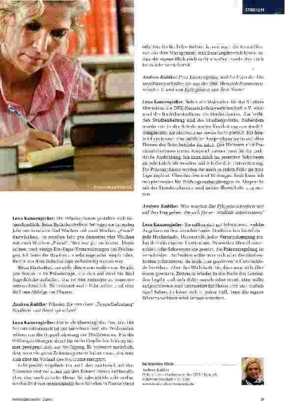 Vorschauseite 2: Berufsbegleitend studieren?