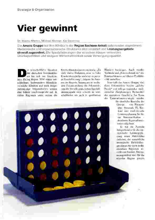 Vorschauseite 1: Vier gewinnt