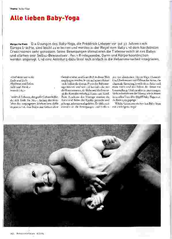 Vorschauseite 1: Alle lieben Baby-Yoga