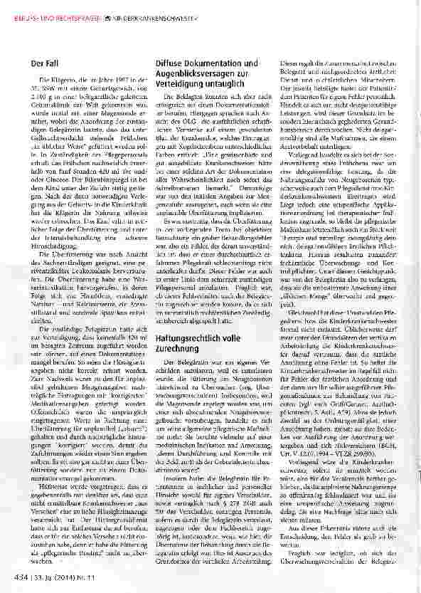 Vorschauseite 2: Tatsächliche und haftungsrechtliche Konsequenzen unspezifischer ärztlicher Anordnungen