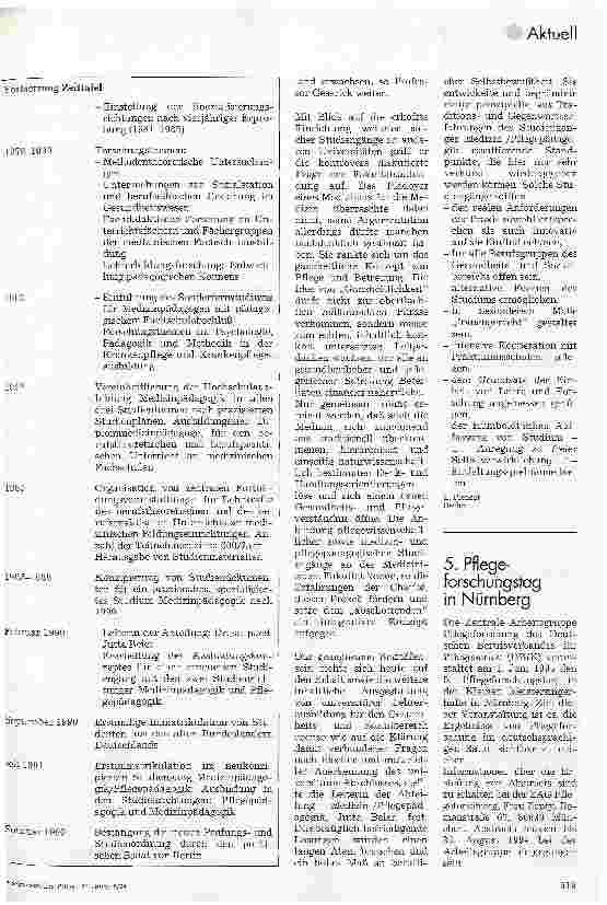 Vorschauseite 2: Über 30 Jahre universitäre Ausbildung Gesundheit