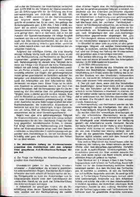 Vorschauseite 5: Die zivilrechtliche Haftung der Krankenschwestern in der Krankenanstalt