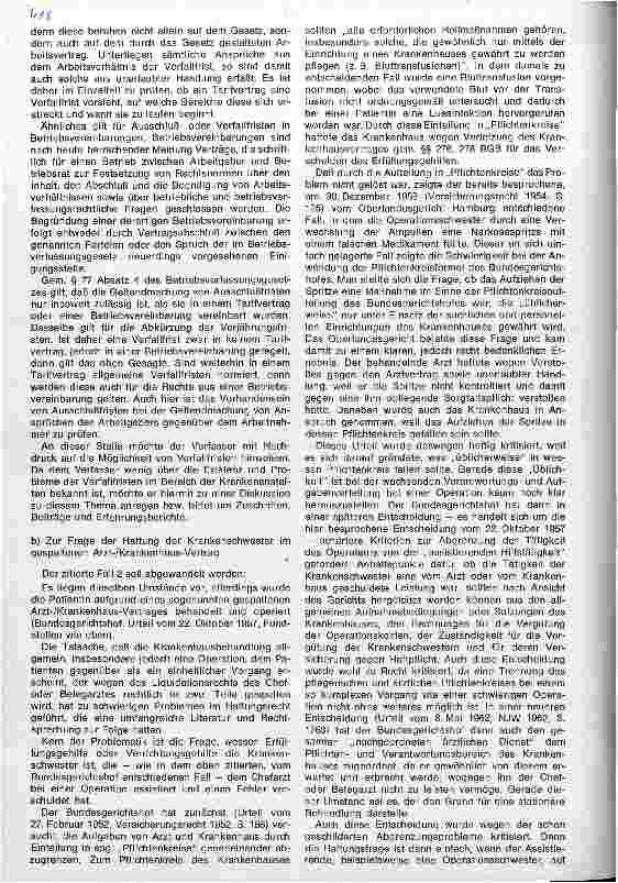 Vorschauseite 6: Die zivilrechtliche Haftung der Krankenschwestern in der Krankenanstalt