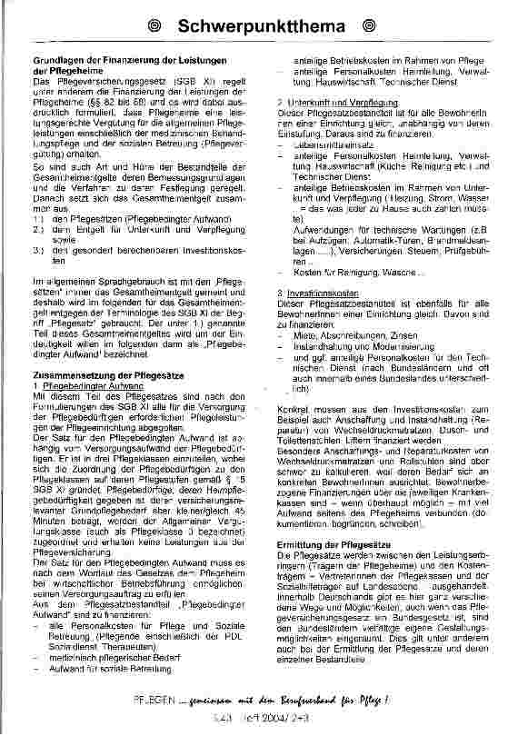 Vorschauseite 2: Schwerpunktthema: Verrohung in der Pflege