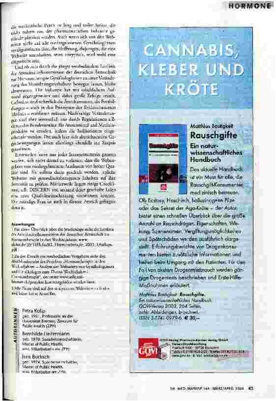 Vorschauseite 4: Der lange Weg der Evidenz