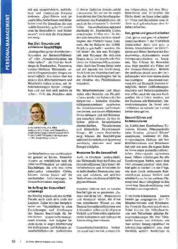 Vorschauseite 2: Fit für die Zukunft durch Weiterbildung