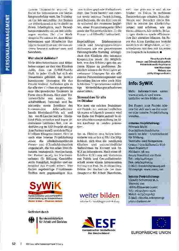 Vorschauseite 3: Fit für die Zukunft durch Weiterbildung