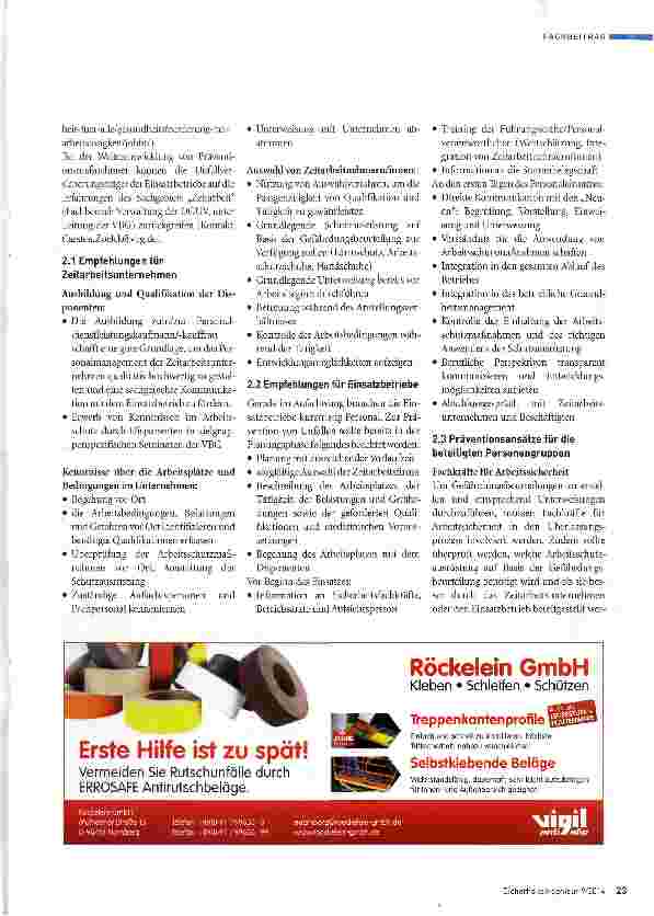 Vorschauseite 2: Mehr Arbeit, mehr Risiko bei der Zeitarbeit?