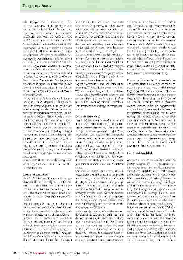 Vorschauseite 6: Logopädie in der Palliativmedizin
