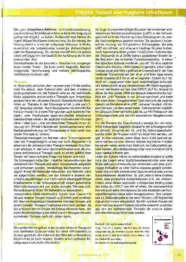 Vorschauseite 2: HIV & Schwangerschaft