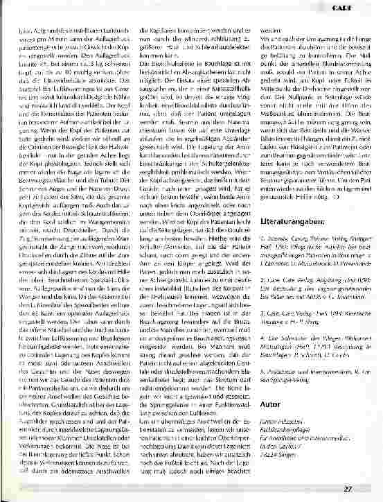 Vorschauseite 3: Das ARDS und seine pflegerischen Therapiemöglichkeiten