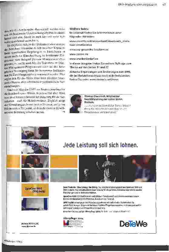 Vorschauseite 6: Höhere Zuzahlungen auch für Heimbewohner