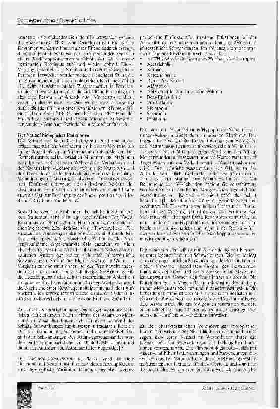 Vorschauseite 4: Schlaf - Ruhe und Aktivität