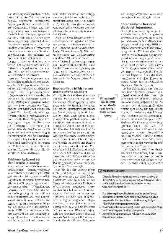Vorschauseite 2: Zeit zum Wandel - Hausbetreuungsdienste stehen vor organisatorischen Herausforderungen