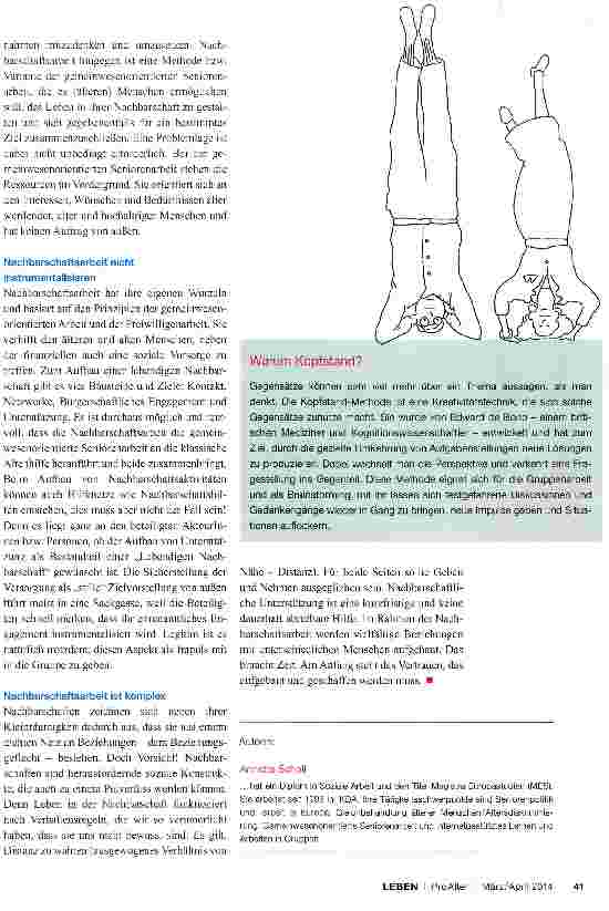Vorschauseite 2: Nachbarschaftsarbeit auf den Kopf gestellt