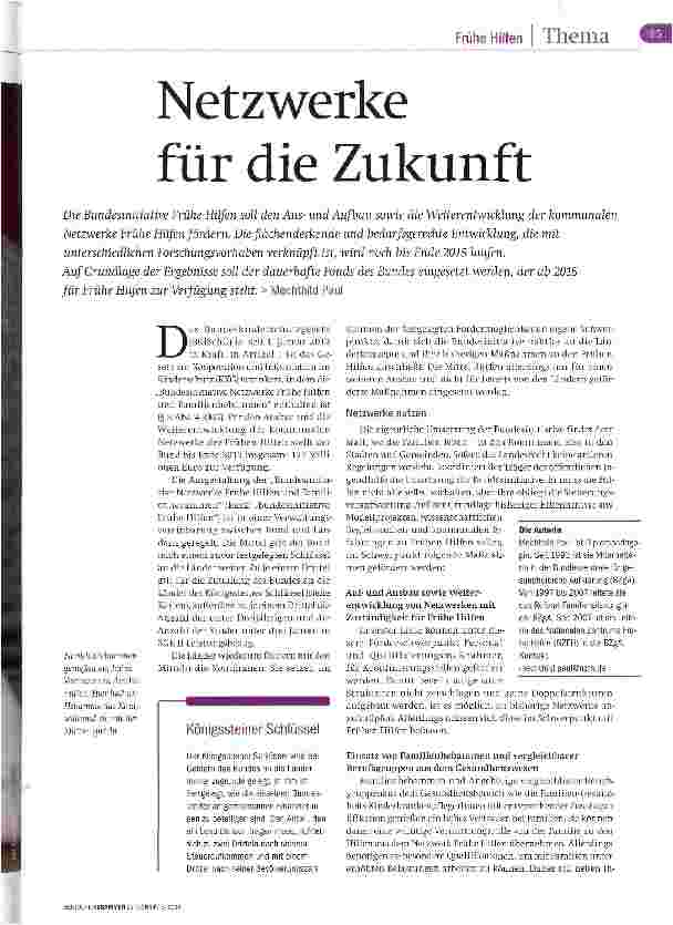 Vorschauseite 2: Netzwerke für die Zukunft