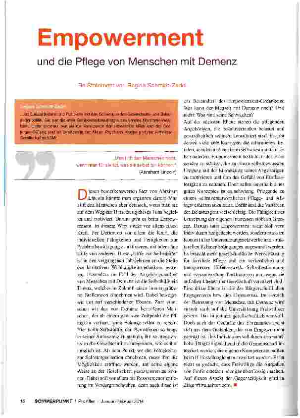 Vorschauseite 1: Empowerment