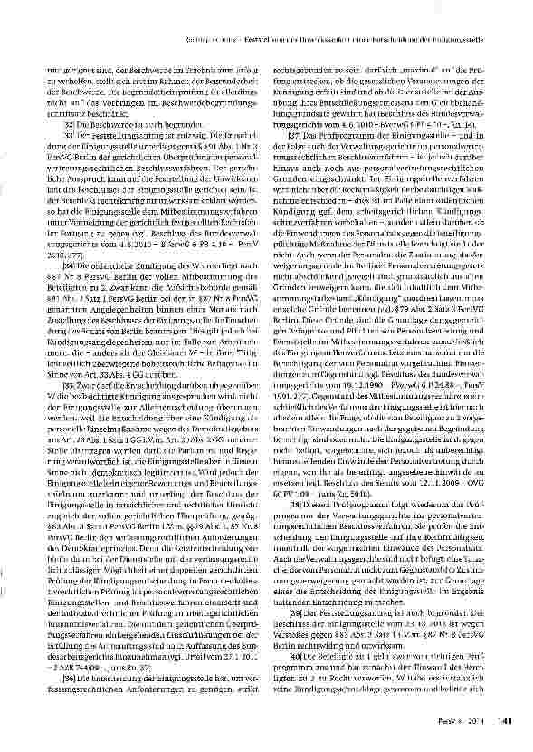 Vorschauseite 3: Feststellung der Unwirksamkeit einer Entscheidung der Einigungsstelle