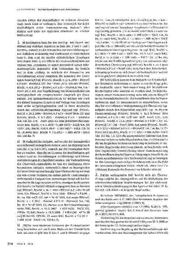 Vorschauseite 2: Auskunftsanspruch des Personalrats