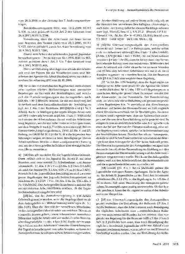 Vorschauseite 3: Auskunftsanspruch des Personalrats