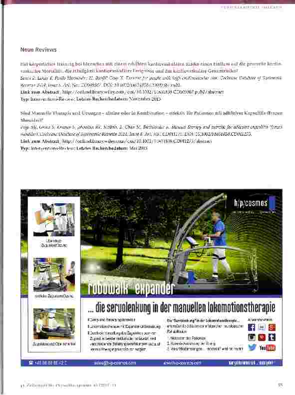 Vorschauseite 2: Cochrane-Update