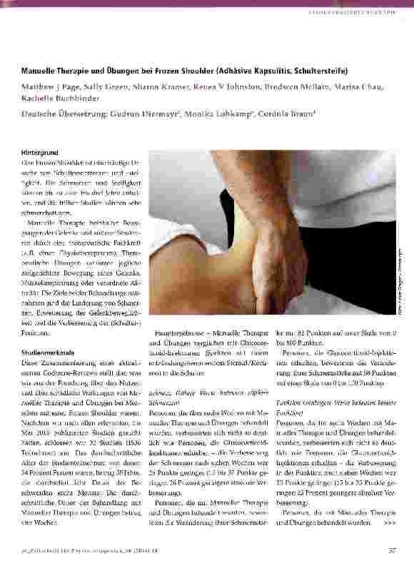 Vorschauseite 4: Cochrane-Update