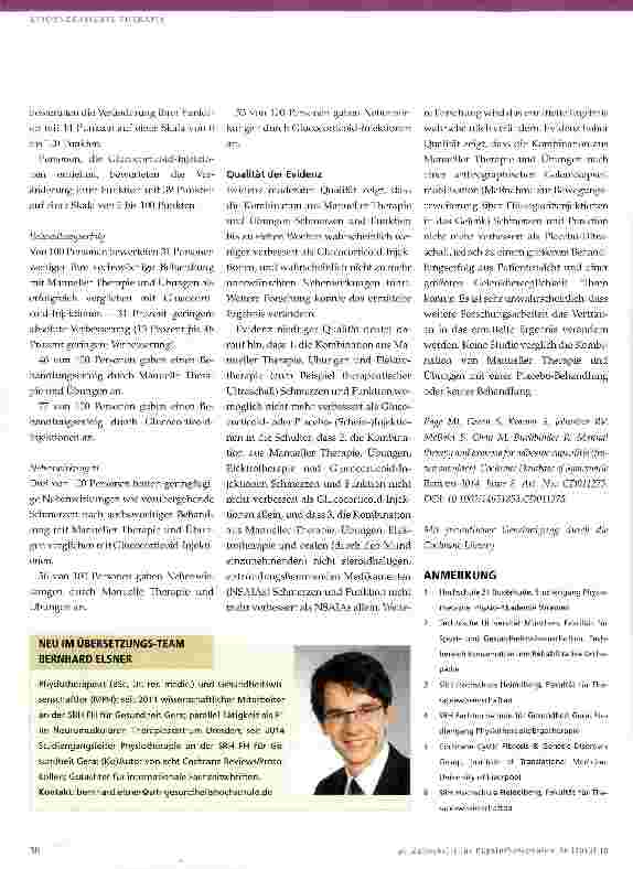 Vorschauseite 5: Cochrane-Update
