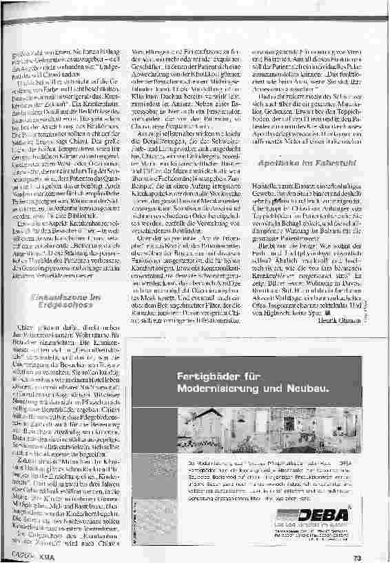 Vorschauseite 4: Klinikarchitektur: Das Krankenhaus der Zukunft