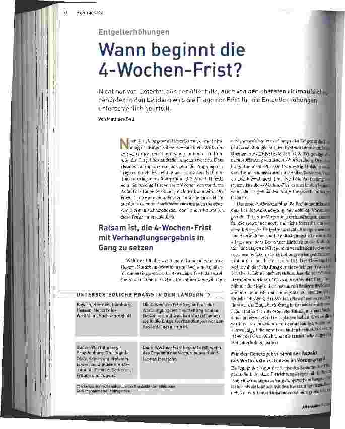 Vorschauseite 1: Wann beginnt die 4-Wochen-Frist?
