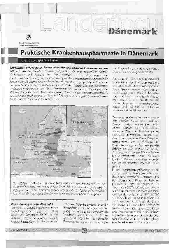 Vorschauseite 1: Praktische Krankenhauspharmazie in Dänemark